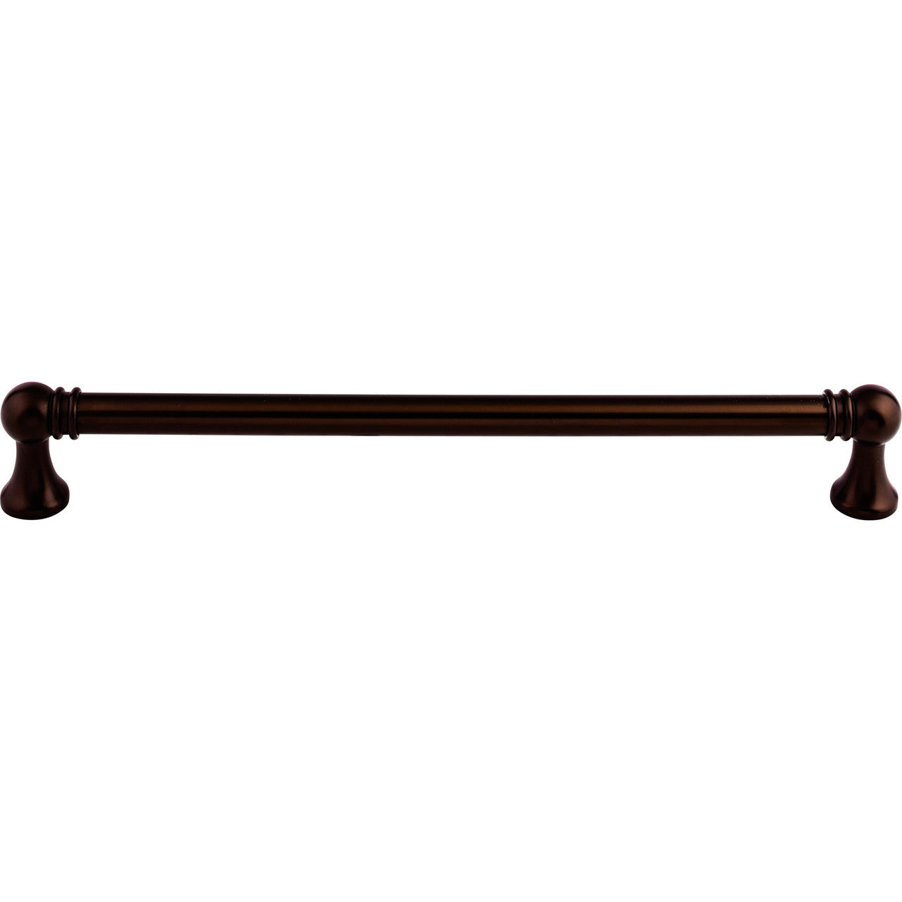 Top Knobs TK808ORB: 12" cc Kara Round Bar Appliance Pull - Oil Rubbed Bronze
