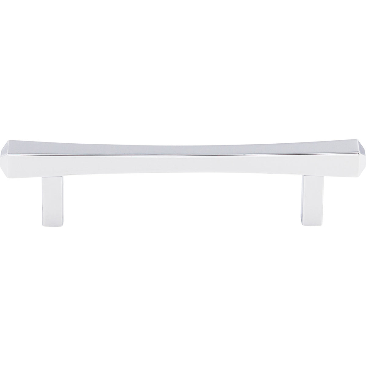 Top Knobs TK812PC: 3-3/4" cc Juliet Square Bar Cabinet Pull - Polished Chrome