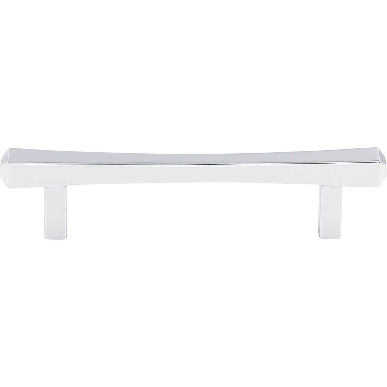 Top Knobs TK812PC: 3-3/4" cc Juliet Square Bar Cabinet Pull - Polished Chrome