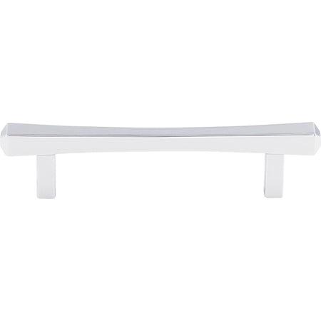 Top Knobs TK812PC: 3-3/4" cc Juliet Square Bar Cabinet Pull - Polished Chrome