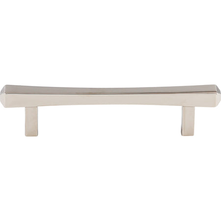 Top Knobs TK812PN: 3-3/4" cc Juliet Square Bar Cabinet Pull - Polished Nickel