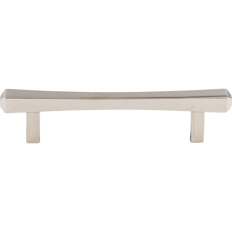 Top Knobs TK812PN: 3-3/4" cc Juliet Square Bar Cabinet Pull - Polished Nickel
