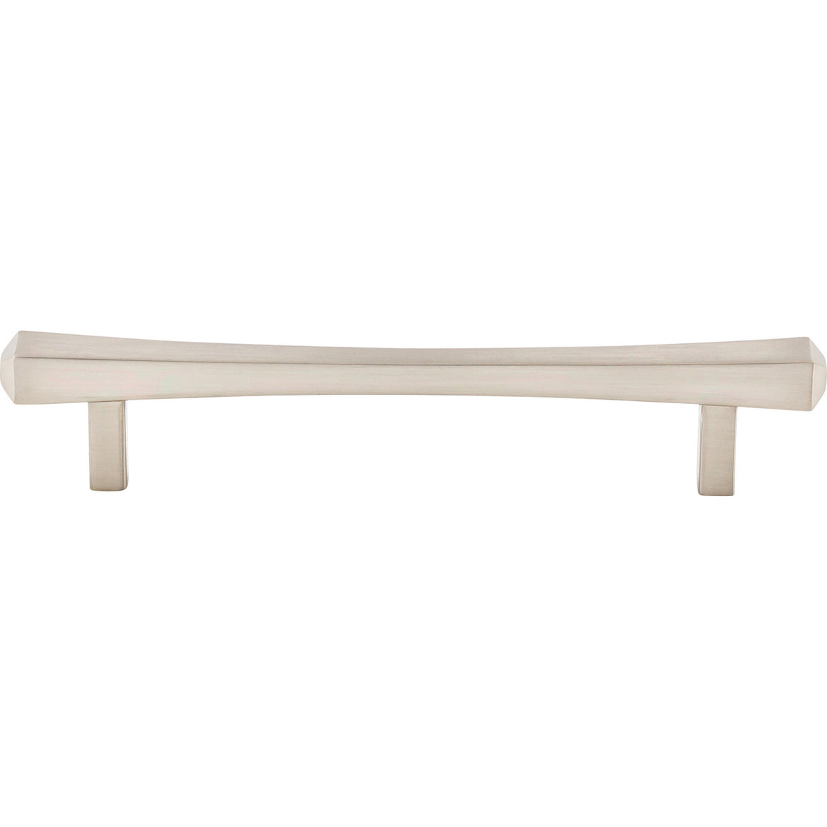 Top Knobs TK813BSN: 5-1/16" cc Juliet Square Bar Cabinet Pull - Brushed Satin Nickel