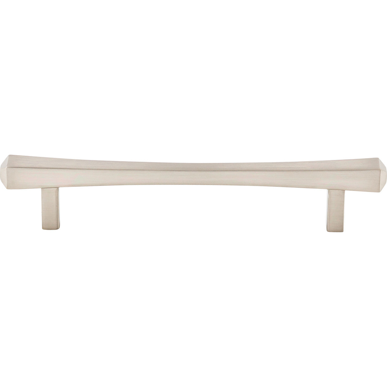 Top Knobs TK813BSN: 5-1/16" cc Juliet Square Bar Cabinet Pull - Brushed Satin Nickel