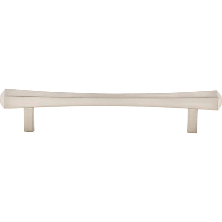 Top Knobs TK813BSN: 5-1/16" cc Juliet Square Bar Cabinet Pull - Brushed Satin Nickel