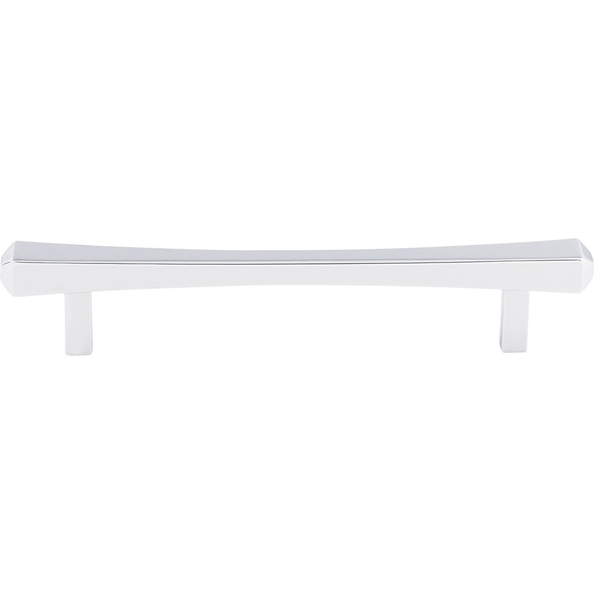 Top Knobs TK813PC: 5-1/16" cc Juliet Square Bar Cabinet Pull - Polished Chrome