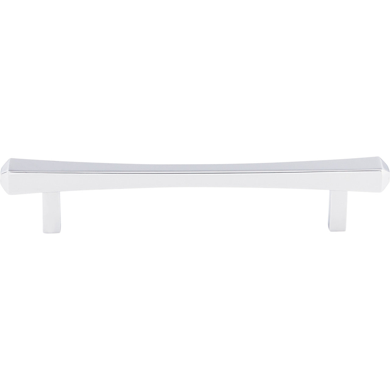 Top Knobs TK813PC: 5-1/16" cc Juliet Square Bar Cabinet Pull - Polished Chrome