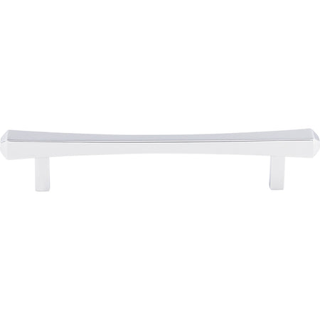 Top Knobs TK813PC: 5-1/16" cc Juliet Square Bar Cabinet Pull - Polished Chrome