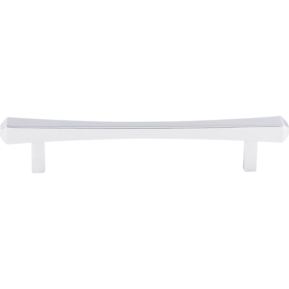 Top Knobs TK813PC: 5-1/16" cc Juliet Square Bar Cabinet Pull - Polished Chrome