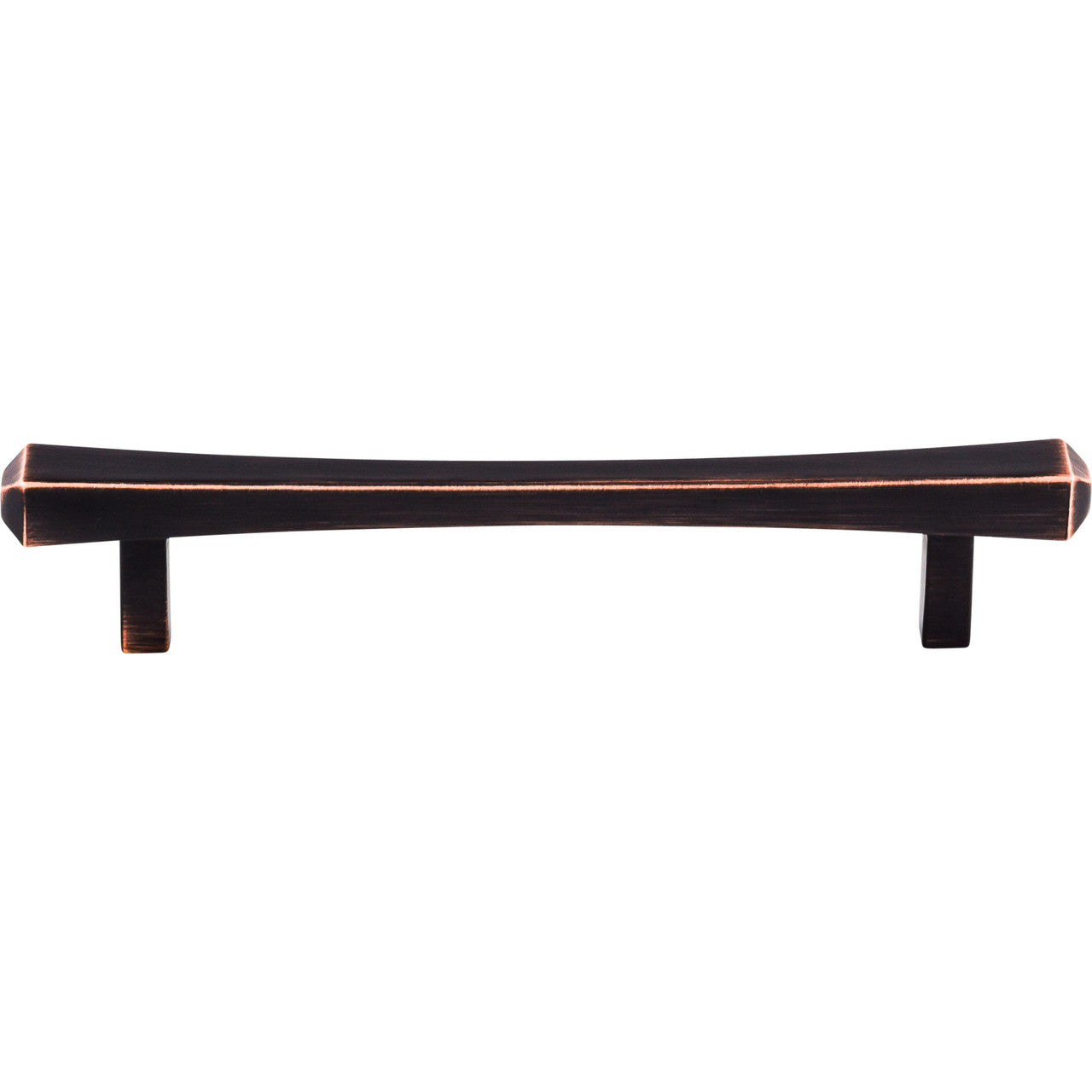 Top Knobs TK813TB: 5-1/16" cc Juliet Square Bar Cabinet Pull - Tuscan Bronze