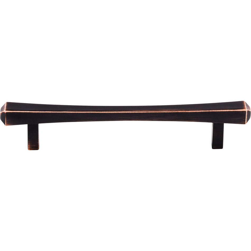 Top Knobs TK813TB: 5-1/16" cc Juliet Square Bar Cabinet Pull - Tuscan Bronze
