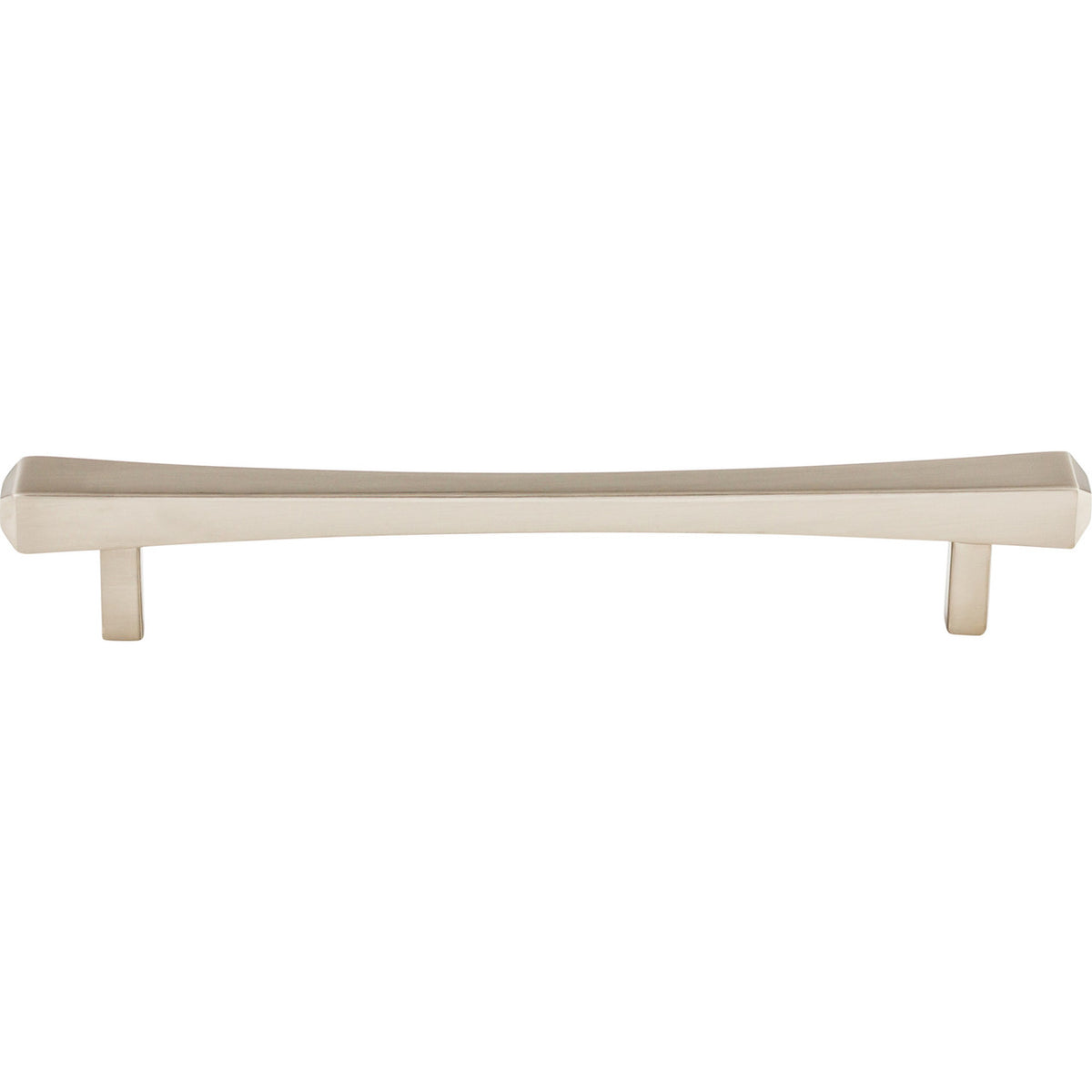 Top Knobs TK814BSN: 6-5/16" cc Juliet Square Bar Cabinet Pull - Brushed Satin Nickel