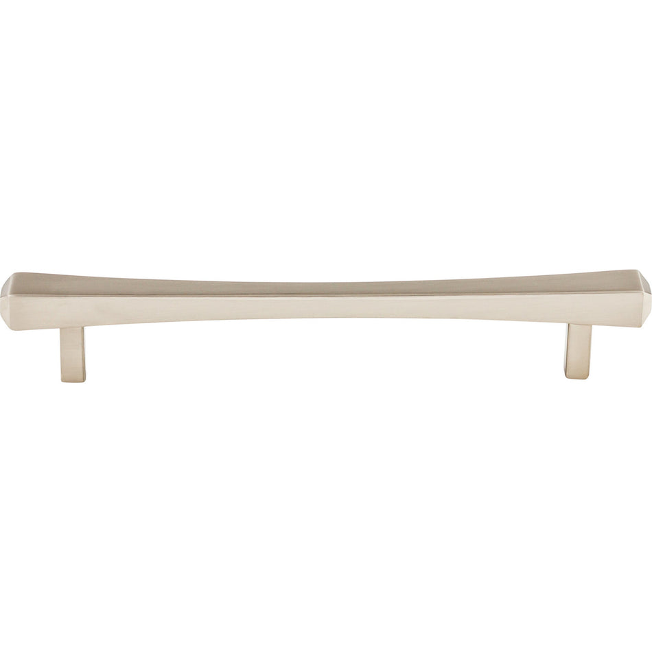 Top Knobs TK814BSN: 6-5/16" cc Juliet Square Bar Cabinet Pull - Brushed Satin Nickel