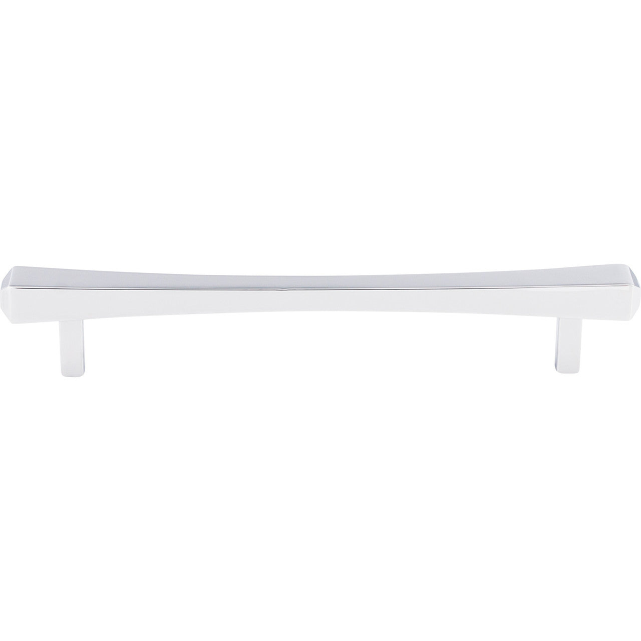 Top Knobs TK814PC: 6-5/16" cc Juliet Square Bar Cabinet Pull - Polished Chrome
