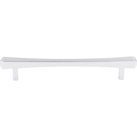 Top Knobs TK814PC: 6-5/16" cc Juliet Square Bar Cabinet Pull - Polished Chrome