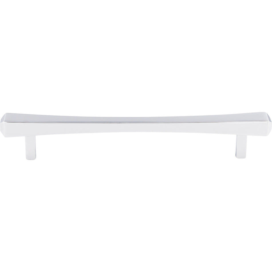 Top Knobs TK814PC: 6-5/16" cc Juliet Square Bar Cabinet Pull - Polished Chrome