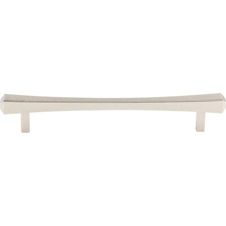 Top Knobs TK814PN: 6-5/16" cc Juliet Square Bar Cabinet Pull - Polished Nickel
