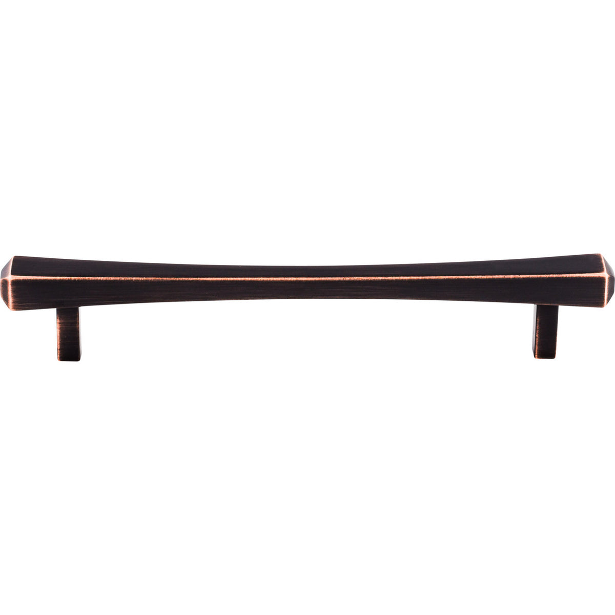 Top Knobs TK814TB: 6-5/16" cc Juliet Square Bar Cabinet Pull - Tuscan Bronze