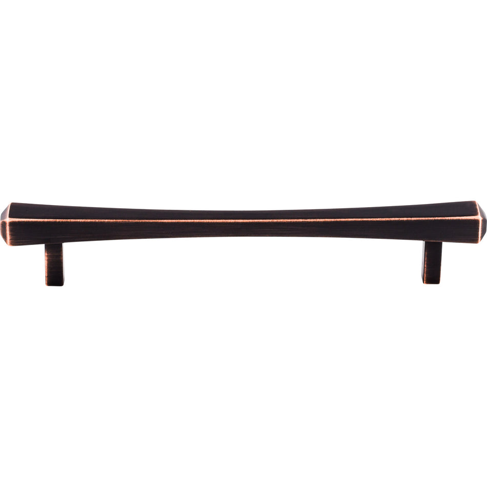 Top Knobs TK814TB: 6-5/16" cc Juliet Square Bar Cabinet Pull - Tuscan Bronze
