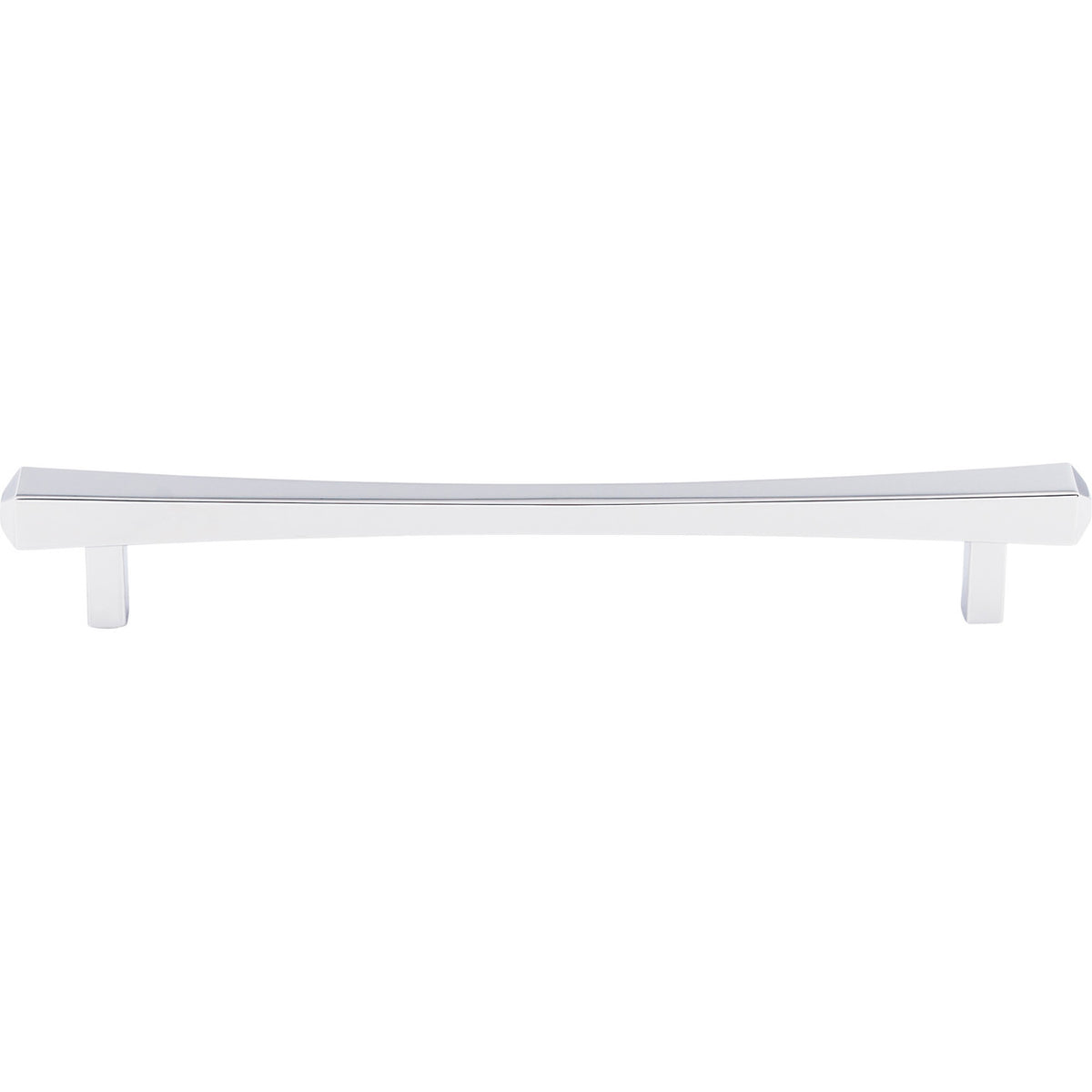 Top Knobs TK815PC: 7-9/16" cc Juliet Square Bar Cabinet Pull - Polished Chrome