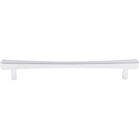 Top Knobs TK815PC: 7-9/16" cc Juliet Square Bar Cabinet Pull - Polished Chrome