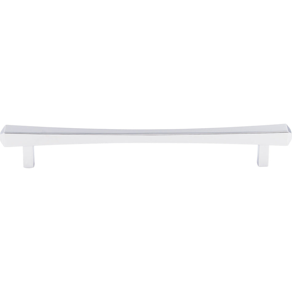 Top Knobs TK815PC: 7-9/16" cc Juliet Square Bar Cabinet Pull - Polished Chrome