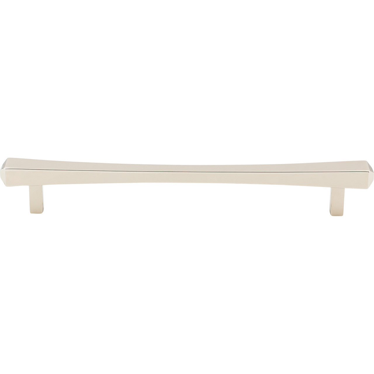 Top Knobs TK815PN: 7-9/16" cc Juliet Square Bar Cabinet Pull - Polished Nickel