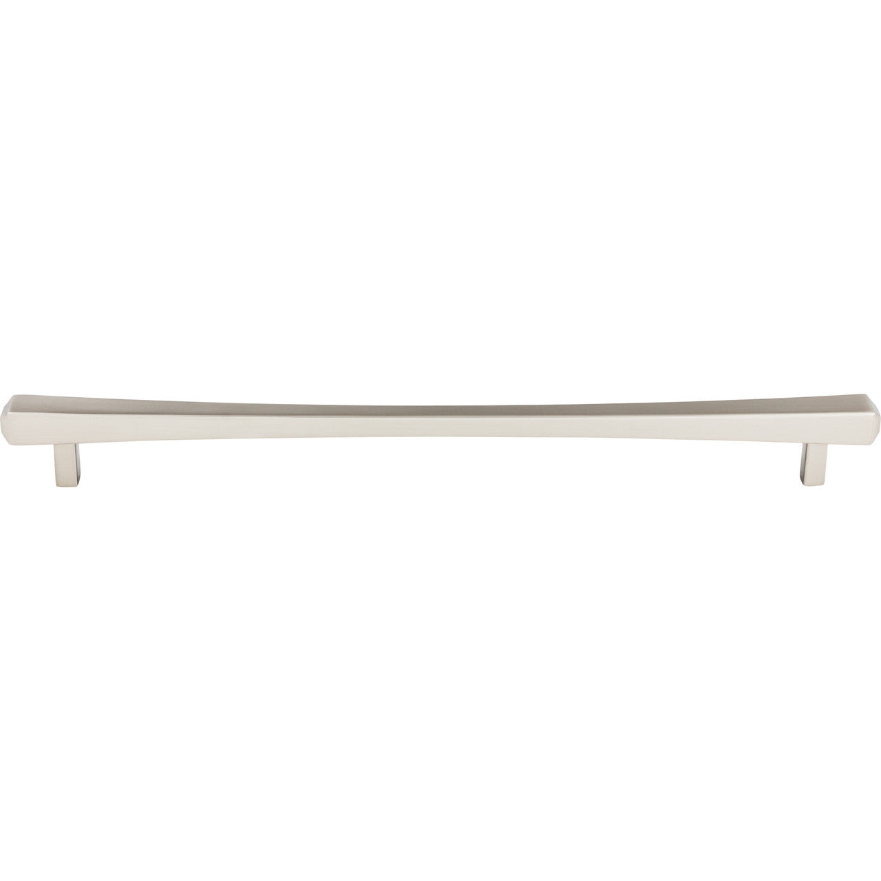 Top Knobs TK817BSN: 12" cc Juliet Square Bar Cabinet Pull - Brushed Satin Nickel