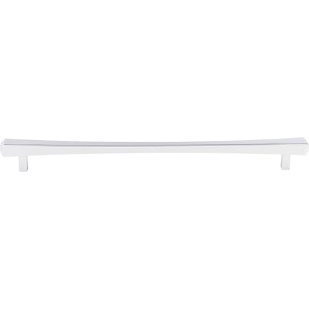Top Knobs TK817PC: 12" cc Juliet Square Bar Cabinet Pull - Polished Chrome