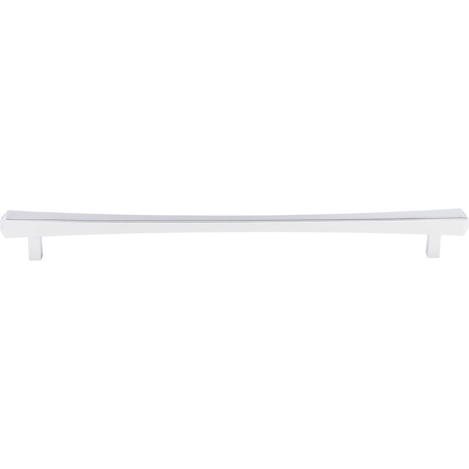 Top Knobs TK817PC: 12" cc Juliet Square Bar Cabinet Pull - Polished Chrome
