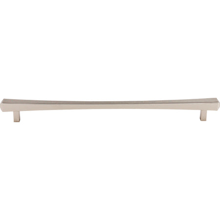 Top Knobs TK817PN: 12" cc Juliet Square Bar Cabinet Pull - Polished Nickel