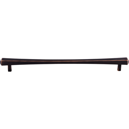 Top Knobs TK817TB: 12" cc Juliet Square Bar Cabinet Pull - Tuscan Bronze