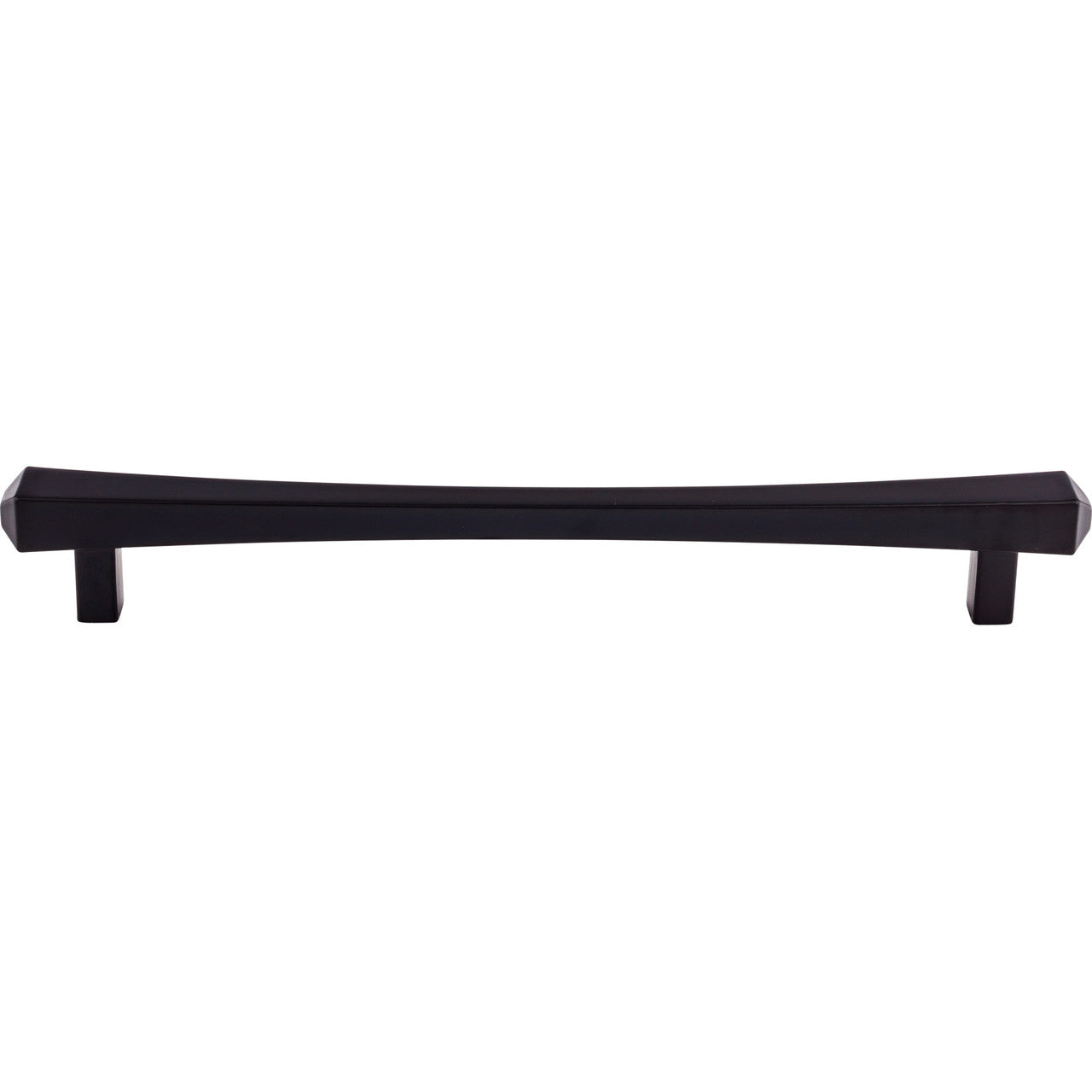 Top Knobs TK818BLK: 12" cc Juliet Square Bar Appliance Pull - Flat Black