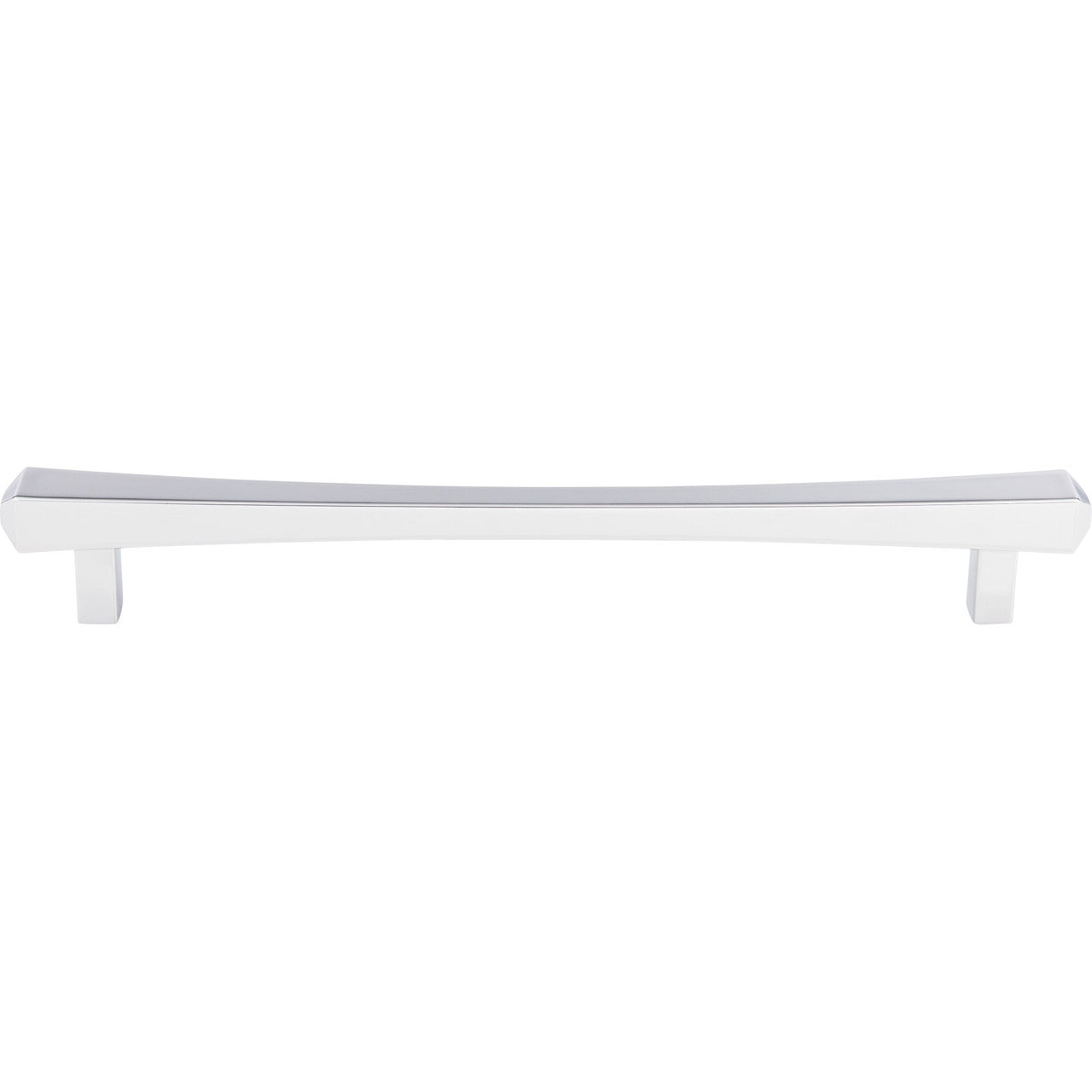 Top Knobs TK818PC: 12" cc Juliet Square Bar Appliance Pull - Polished Chrome