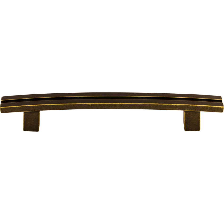 Top Knobs TK81GBZ: 5" cc Sanctuary Inset Rail Bar Cabinet Pull - German Bronze