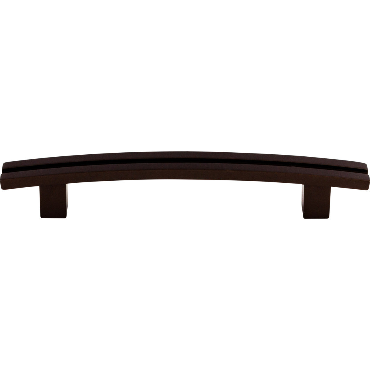 Top Knobs TK81ORB: 5" cc Sanctuary Inset Rail Bar Cabinet Pull - Oil Rubbed Bronze