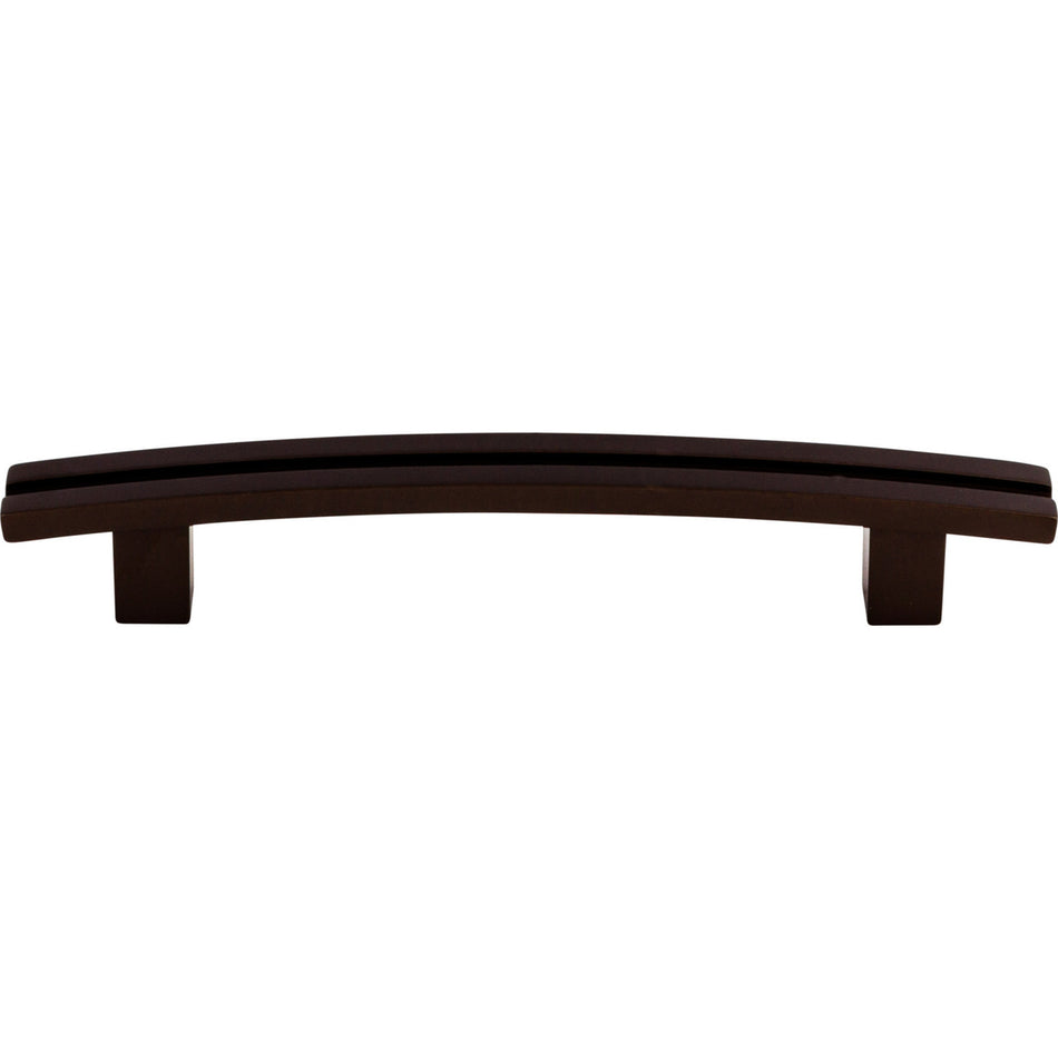 Top Knobs TK81ORB: 5" cc Sanctuary Inset Rail Bar Cabinet Pull - Oil Rubbed Bronze