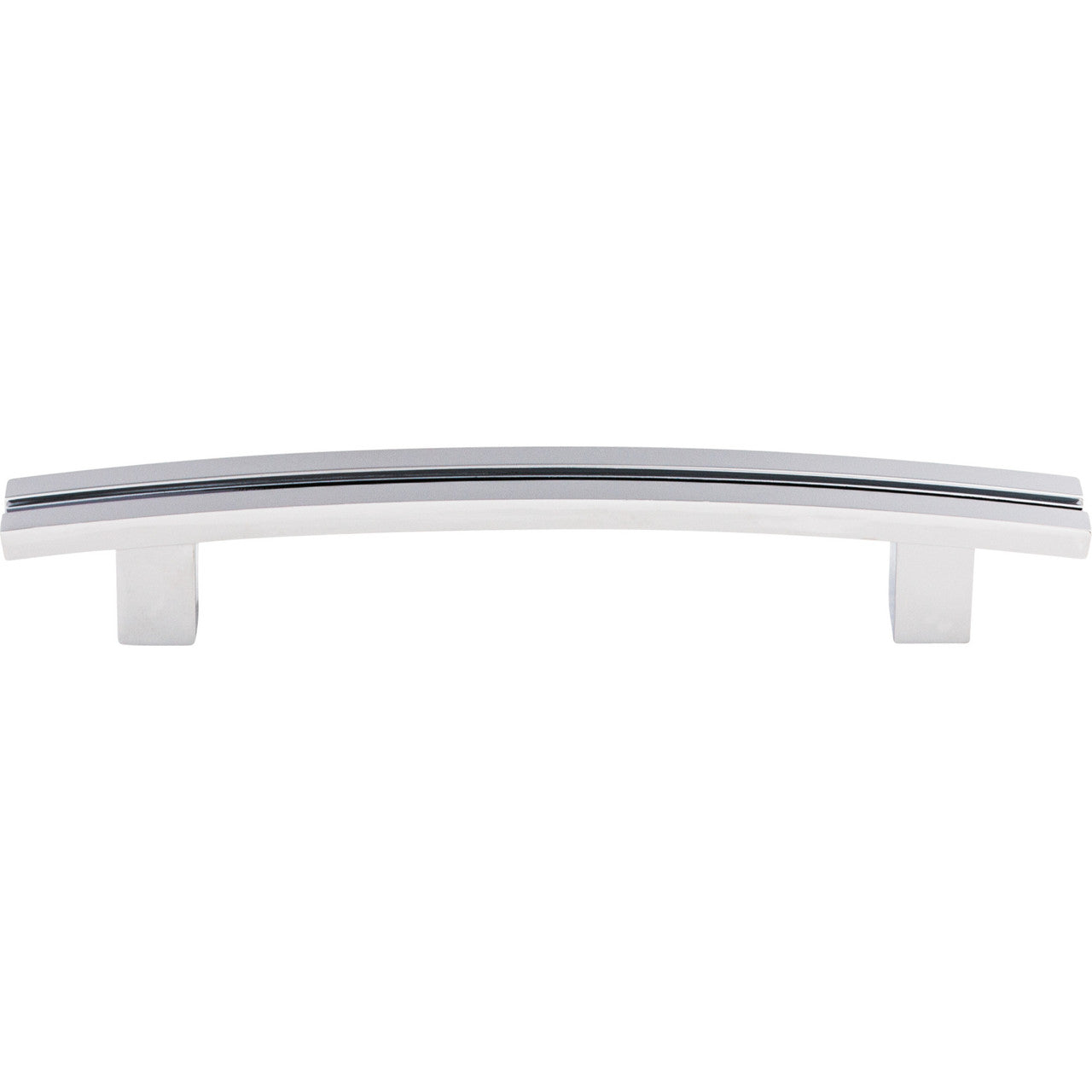 Top Knobs TK81PC: 5" cc Sanctuary Inset Rail Bar Cabinet Pull - Polished Chrome