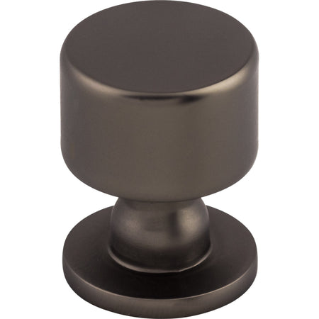 Top Knobs TK820AG: 1" Lily Round Cabinet Knob - Ash Gray