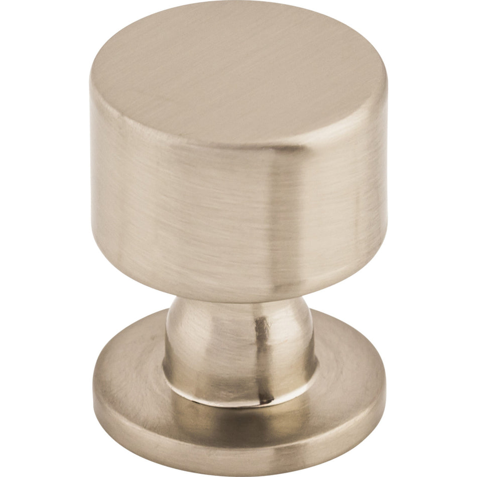 Top Knobs TK820BSN: 1" Lily Round Cabinet Knob - Brushed Satin Nickel