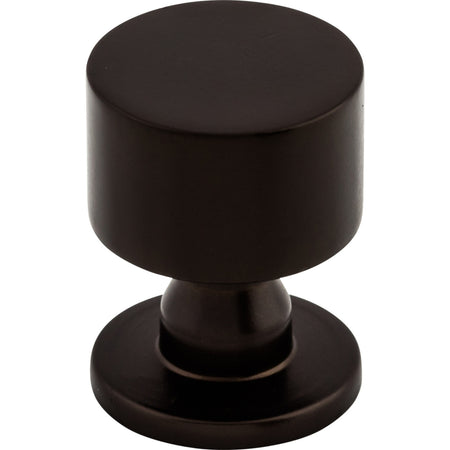 Top Knobs TK820ORB: 1" Lily Round Cabinet Knob - Oil Rubbed Bronze