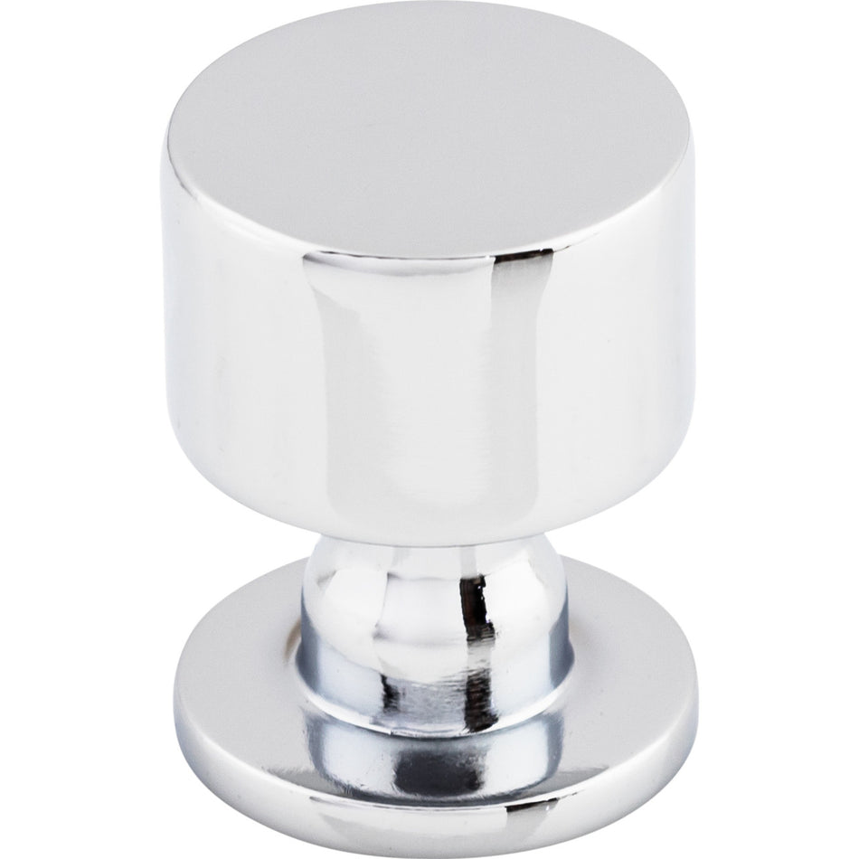 Top Knobs TK820PC: 1" Lily Round Cabinet Knob - Polished Chrome