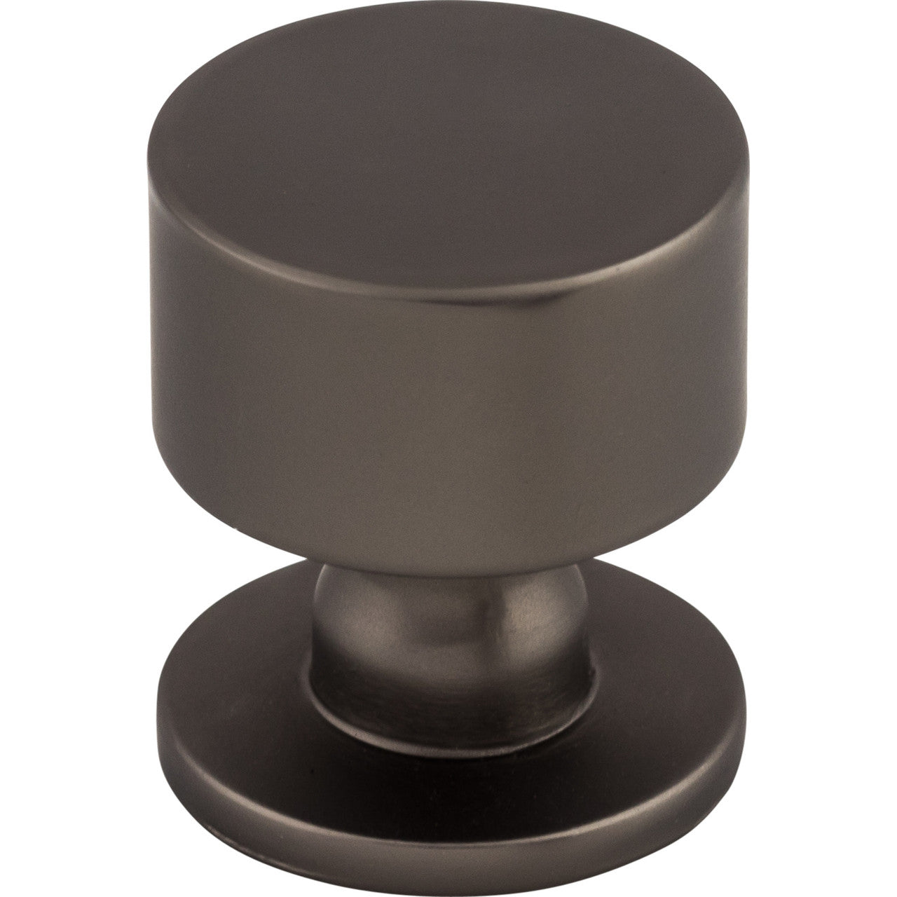 Top Knobs TK821AG: 1-1/8" Lily Round Cabinet Knob - Ash Gray