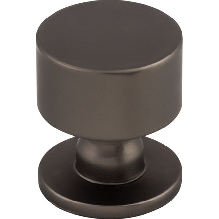 Top Knobs TK821AG: 1-1/8" Lily Round Cabinet Knob - Ash Gray