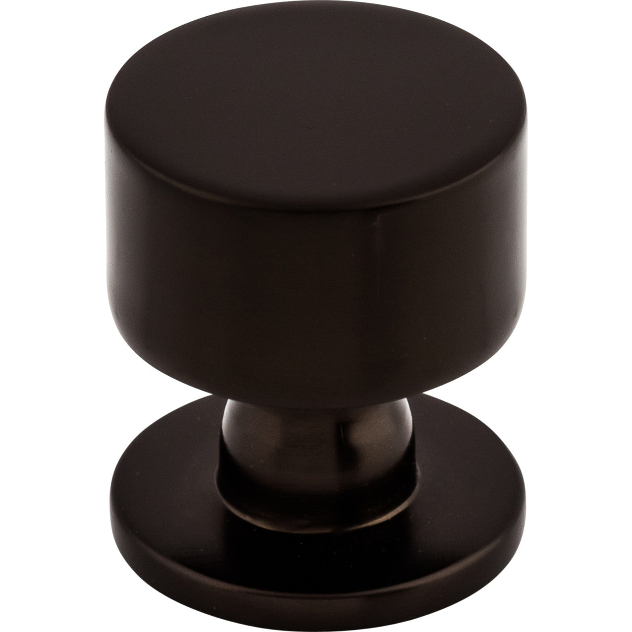 Top Knobs TK821ORB: 1-1/8" Lily Round Cabinet Knob - Oil Rubbed Bronze