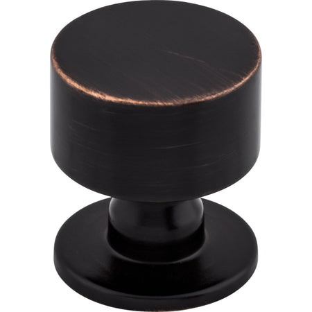 Top Knobs TK821TB: 1-1/8" Lily Round Cabinet Knob - Tuscan Bronze
