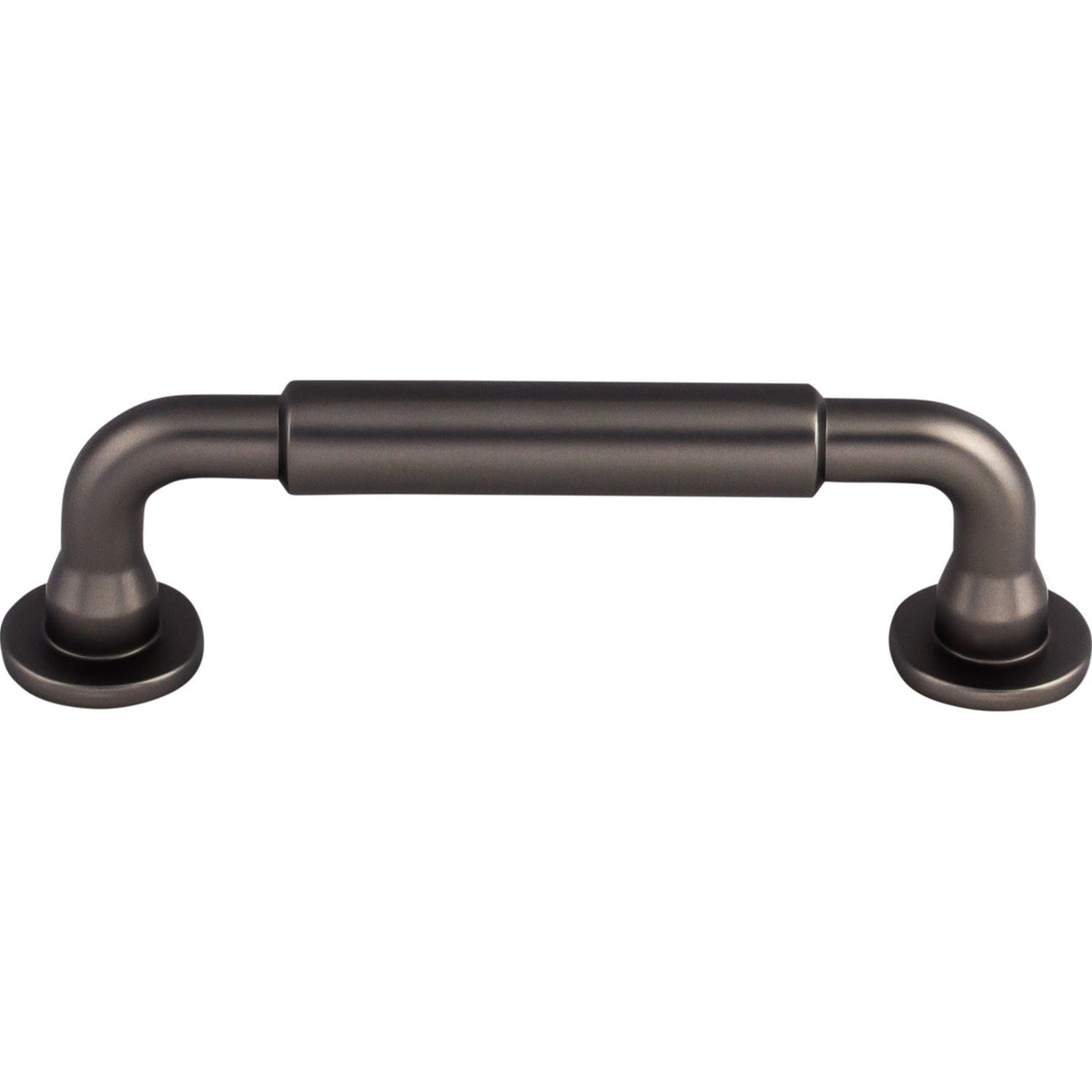 Top Knobs TK822AG: 3-3/4" cc Lily D-Handle Cabinet Pull - Ash Gray