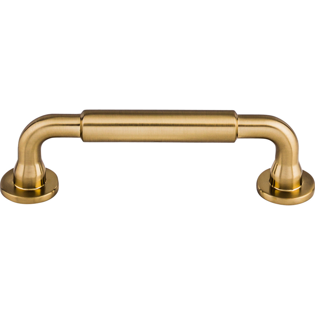 Top Knobs TK822HB: 3-3/4" cc Lily D-Handle Cabinet Pull - Honey Bronze