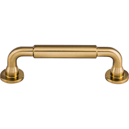 Top Knobs TK822HB: 3-3/4" cc Lily D-Handle Cabinet Pull - Honey Bronze