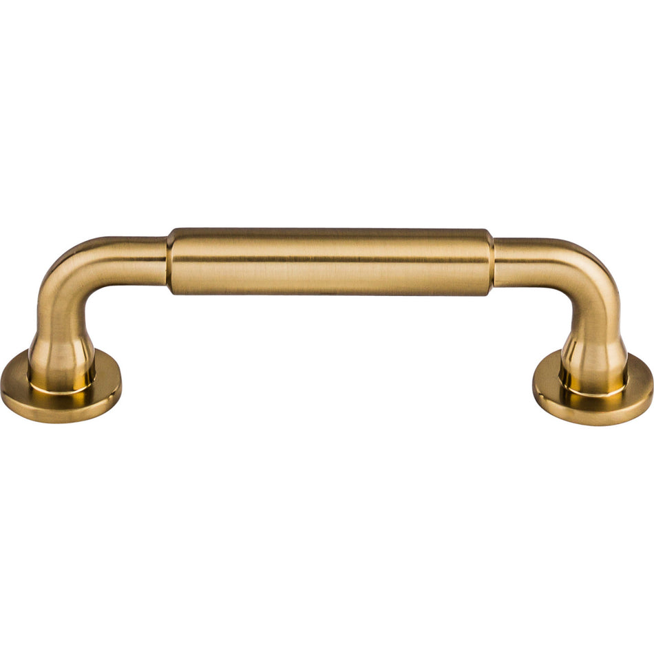 Top Knobs TK822HB: 3-3/4" cc Lily D-Handle Cabinet Pull - Honey Bronze